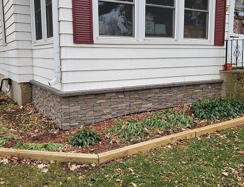 Covering House Foundation With Faux Stone Panels